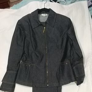 Beautiful Denim Jacket and Matching Pants